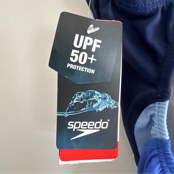 Speedo Quantum Fusion Splice One Piece Swimsuit Hyper Blue Size 6 - Picture 7 of 9